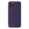 Apple İphone 11 Pro Max Kılıf Pp Ultra İnce Kapak - Mor