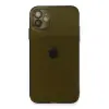Apple İphone 12 Kılıf Fly Lens Silikon - Siyah