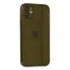 Apple İphone 12 Kılıf Fly Lens Silikon - Siyah