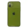 Apple İphone 12 Kılıf Fly Lens Silikon - Yeşil
