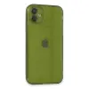 Apple İphone 12 Kılıf Fly Lens Silikon - Yeşil