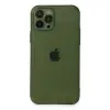 Apple İphone 12 Pro Kılıf Fly Lens Silikon - Yeşil