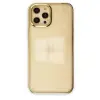 Apple İphone 12 Pro Max Kılıf Element Silikon - Gold