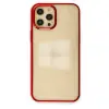 Apple İphone 12 Pro Max Kılıf Element Silikon - Kırmızı