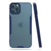 Apple İphone 12 Pro Max Kılıf Platin Silikon - Lacivert