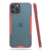 Apple İphone 12 Pro Max Kılıf Platin Silikon - Pembe