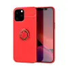 Apple İphone 12 Pro Max Kılıf Range Yüzüklü Silikon - Kırmızı
