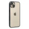 Apple İphone 13 Kılıf Razer Lensli Silikon - Siyah