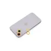 Apple İphone 13 Mini Renkli Kamera Lens Koruma Cam - Sarı-turuncu