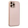 Apple İphone 13 Pro Max Kılıf Coco Karbon Silikon - Pembe