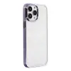 Apple İphone 13 Pro Max Kılıf Element Silikon - Mor