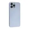 Apple İphone 13 Pro Max Kılıf Nano İçi Kadife Silikon - Sky Blue