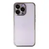 Apple İphone 13 Pro Max Kılıf Razer Lensli Silikon - Gold