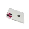 Apple İphone 13 Rainbow Kamera Lens Koruma Cam - Koyu Kırmızı