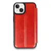 Apple İphone 14 Kılıf Flip Cover - Kırmızı
