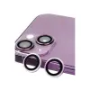 Apple İphone 14 Plus Raze Metal Kamera Lens - Mor