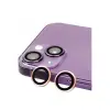 Apple İphone 15 Plus Raze Metal Kamera Lens - Pembe