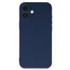 Apple İphone 16 Kılıf First Silikon - Lacivert
