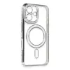 Apple İphone 16 Kılıf Joke Simli Magneticsafe Kılıf - Gri