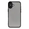 Apple İphone 16 Kılıf Montreal Silikon Kapak - Siyah