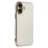 Apple İphone 16 Kılıf Volet Silikon - Beyaz