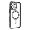 Apple İphone 16 Pro Kılıf Joke Simli Magneticsafe Kılıf - Siyah