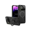 Apple İphone 16 Pro Kılıf Joy Lens Standlı Kapak - Siyah