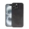 Apple İphone 16 Pro Max Kılıf Aras Deri Kapak - Siyah