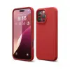 Apple İphone 16 Pro Max Kılıf Nano İçi Kadife Silikon - Kırmızı