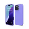 Apple İphone 16 Pro Max Kılıf Nano İçi Kadife Silikon - Lila