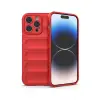 Apple İphone 16 Pro Max Kılıf Optimum Silikon - Kırmızı