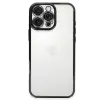 Apple İphone 16 Pro Max Kılıf Razer Lensli Silikon - Siyah