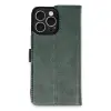 Apple İphone 16 Pro Max Kılıf Trend S Plus Kapaklı Kılıf - Yeşil
