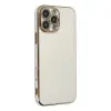 Apple İphone 16 Pro Max Kılıf Volet Silikon - Beyaz