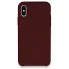 Apple İphone Xs Max Kılıf Lansman Legant Silikon - Bordo