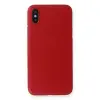 Apple İphone Xs Max Kılıf Pp Ultra İnce Kapak - Kırmızı