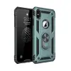 Apple İphone Xs Max Kılıf Sofya Yüzüklü Silikon Kapak - Yeşil