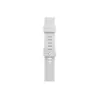 Apple Watch 38mm Kr408 Çizgili Silikon Kordon - Beyaz