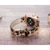Apple Watch Uyumlu Deri Kordon 38-40-41mm Ferro LEO1N