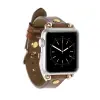 Apple Watch Uyumlu Deri Kordon 42-44-45mm Ferro GT RST2E