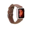 Apple Watch Uyumlu Deri Kordon 42-44-45mm NM1-AS2 Taba