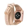 Apple Watch Uyumlu Deri Kordon 42-44-45mm Slim DT RT NU1