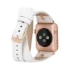 Apple Watch Uyumlu Deri Kordon 42-44-45mm Slim DTRG F3