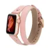 Apple Watch Uyumlu Deri Kordon 42-44-45mm Slim DTRG NU2