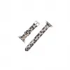 Apple Watch Uyumlu Deri Kordon 42-44-45mm ST Leopar NE