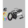Araç Çakmak Girişli Metal Hava Kompresörü 10A Güçlü Motor