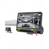 Araç DVR Kamera Çift Lensli 4 İnç Ekranlı G Sensörlü