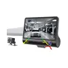 Araç DVR Kamera Çift Lensli 4 İnç Ekranlı G Sensörlü