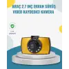 Araç İçi HD DVR Kamera G Sensor ve Hareket Algılama Özellikli