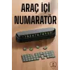 Araç İçi Numaratör Numaralık Torpido Üstü Açılır Kapanır Telefon Numarası Bırakma